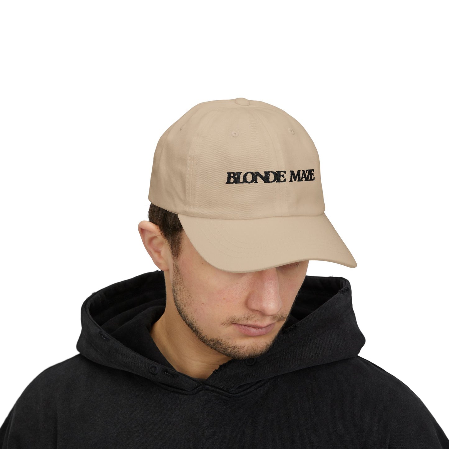 Blonde Maze Embroidered Cap - Black Logo