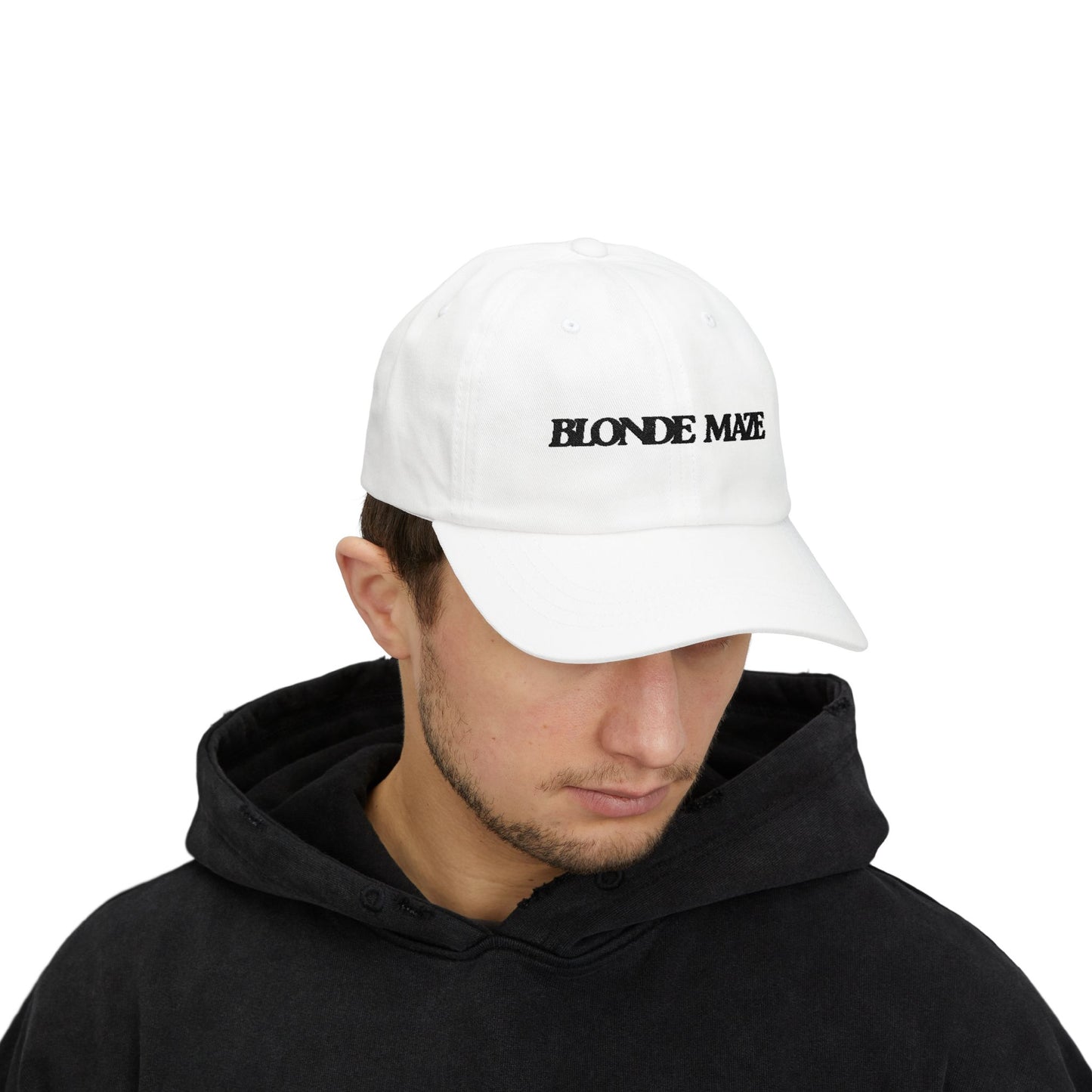 Blonde Maze Embroidered Cap - Black Logo