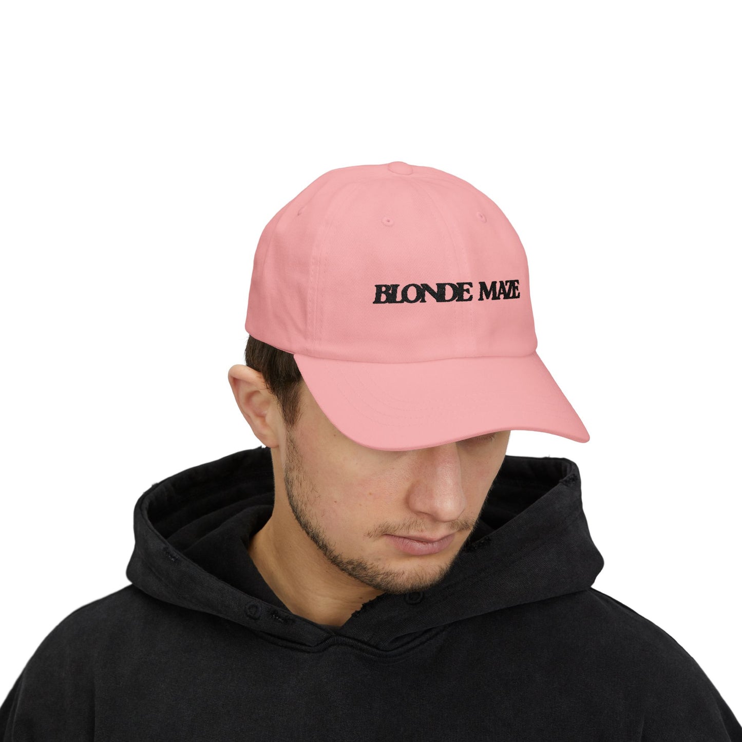 Blonde Maze Embroidered Cap - Black Logo
