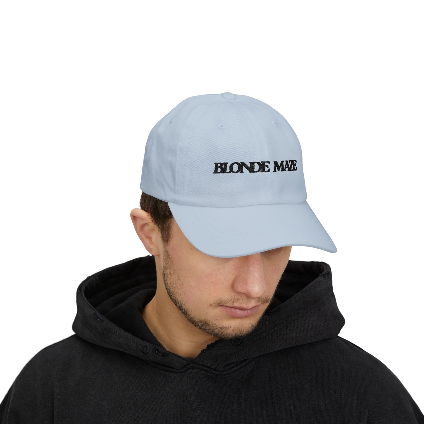 Blonde Maze Embroidered Cap - Black Logo
